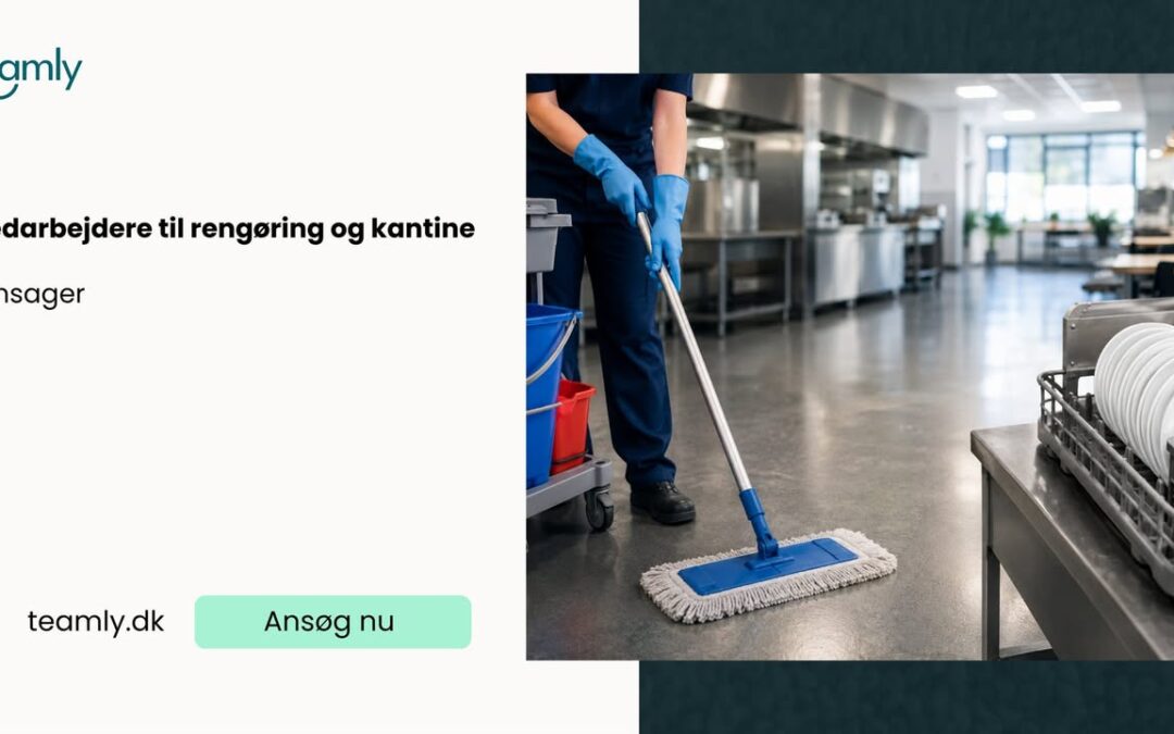 Temps wanted for cleaning, dishwashing and canteen work in Ansager