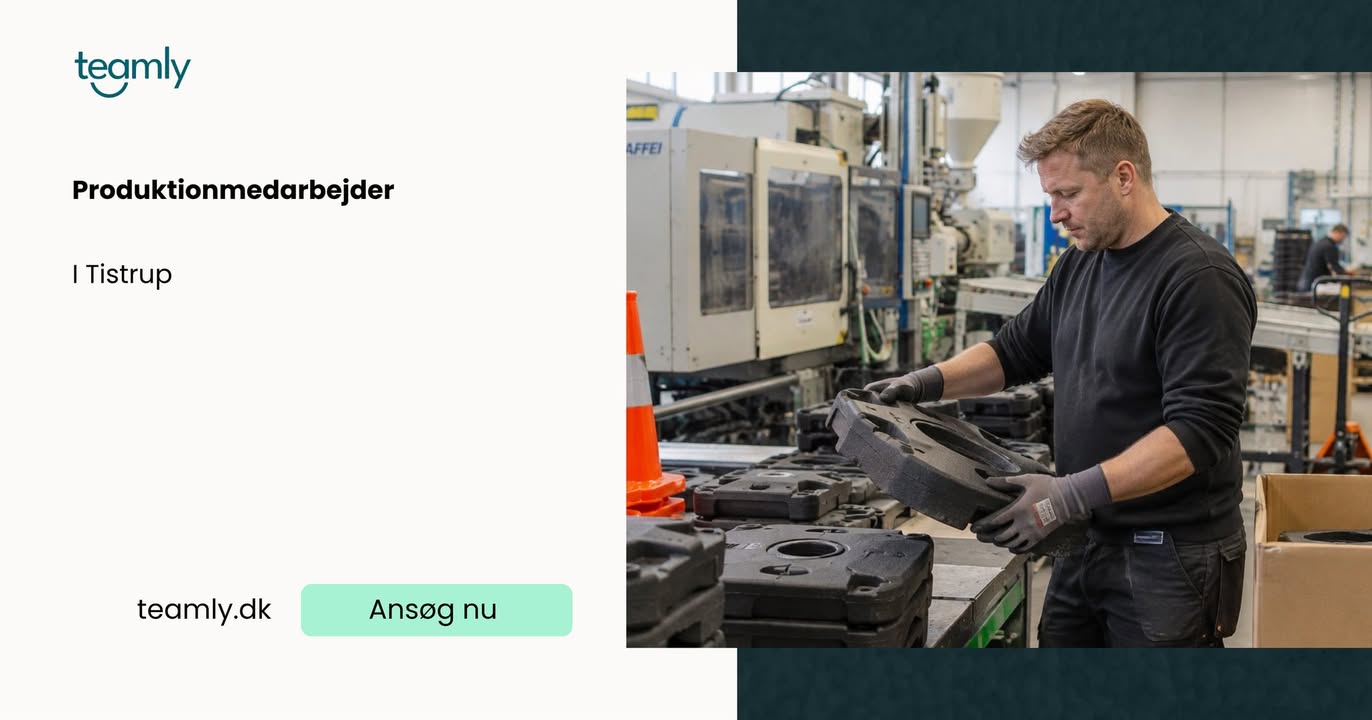 Production workers wanted for evening shift in Ribe