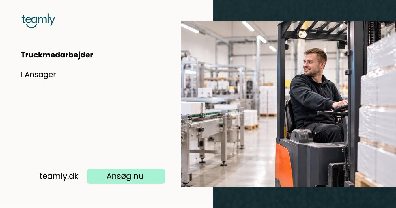Forklift operator wanted for the evening shift in Ansager