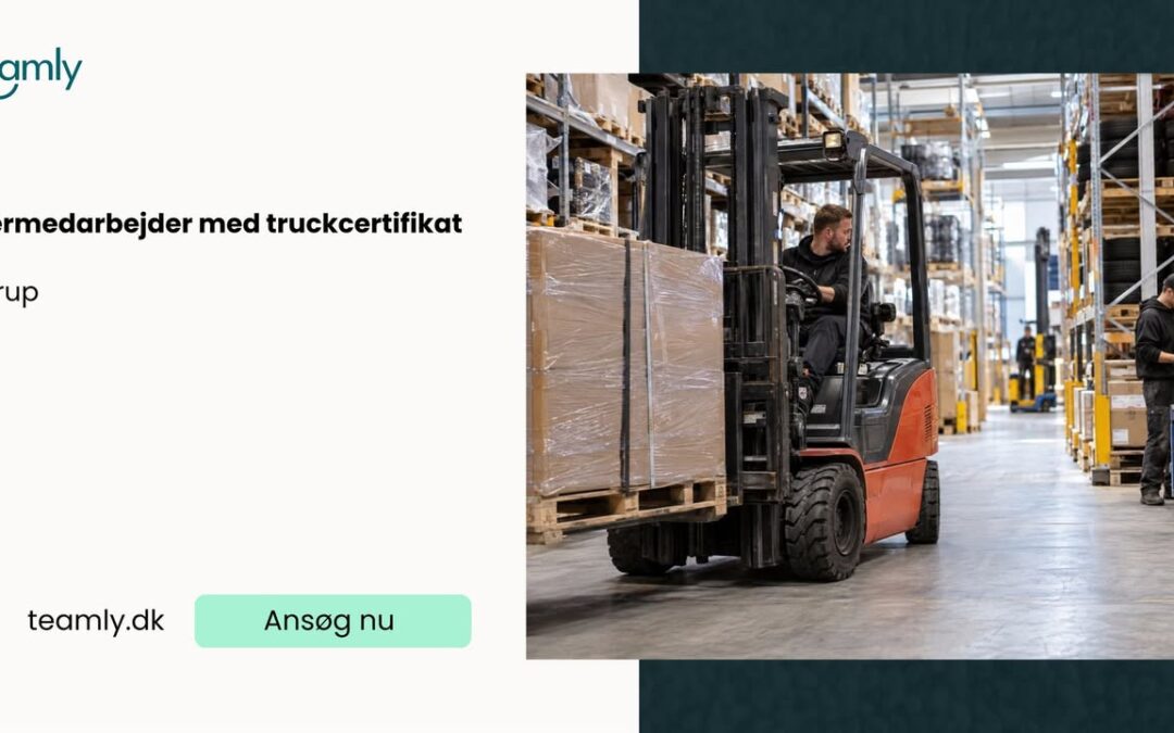 Warehouse workers with forklift certificate wanted in Brørup