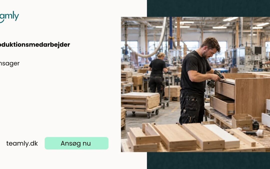 Production workers wanted for wood production in Ansager